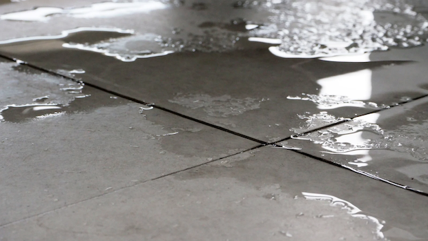 slab leak floor